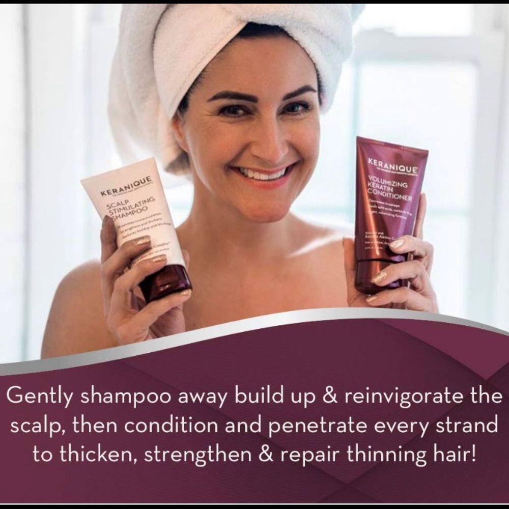 Keranique Keratin Shampoo & Conditioner Set - Picture 3 of 8